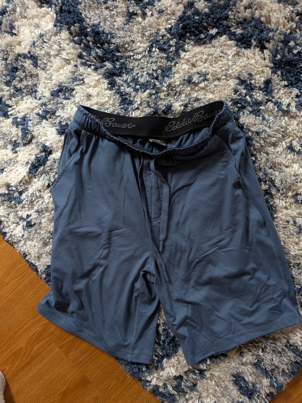 Eddie Bauer Men's Blue Performance Knit Shorts